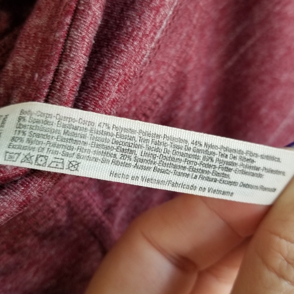 Free People Movement Pink Colorblock Leggings, Sz S - Picture 7 of 7